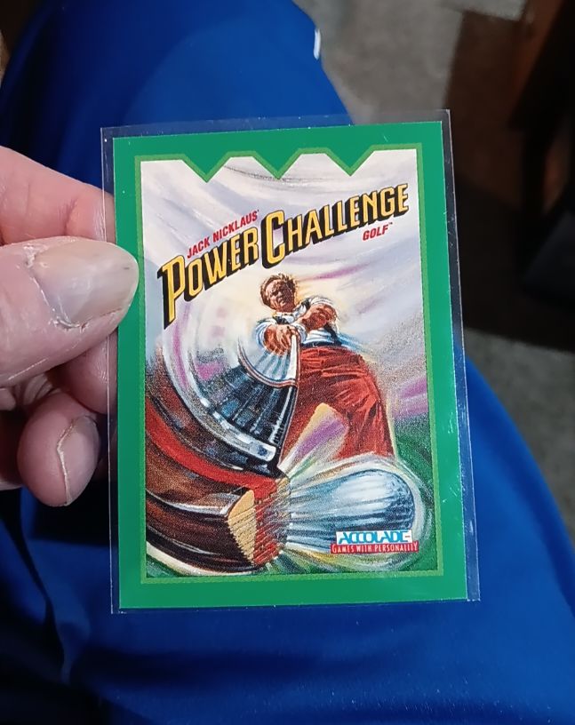 1990 Accolade Power Challenge Jack Nicklaus — front
