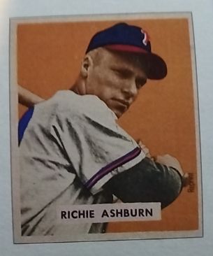 1989 Bowman #1 Richie Ashburn 1949 Reprint — front