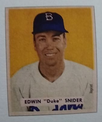 1989 Bowman #NNO Edwin "Duke" Snider 1949 Reprint — front