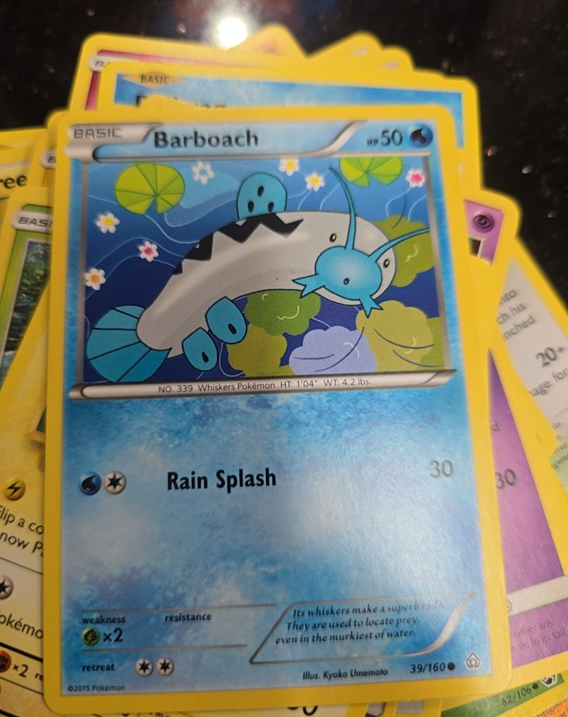 2015 Pokémon Primal Clash #39 Barboach — front