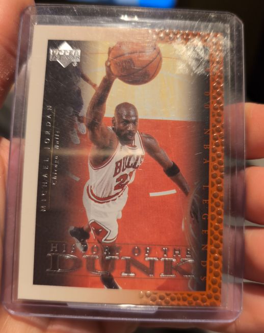 2000 Upper Deck NBA Legends History of the Dunk #69 Michael Jordan — front