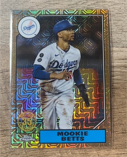 2022 Topps Chrome #T87C-43 Mookie Betts — front