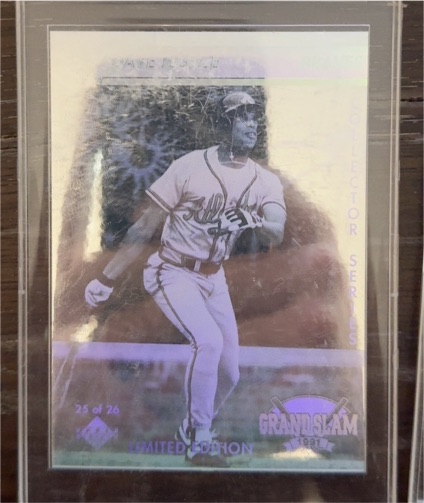 1991 Upper Deck Denny's Grand Slam #25 Dave Parker — front