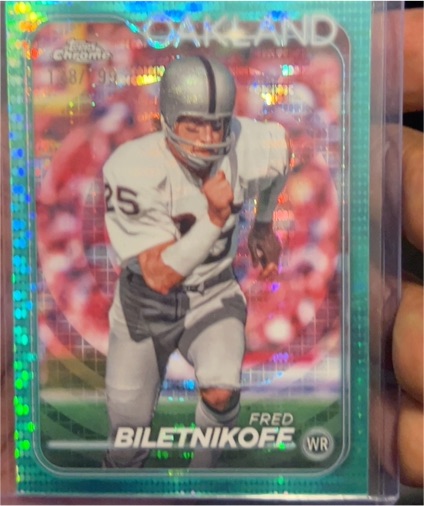 2024 Topps Chrome #152 Fred Biletnikoff — front