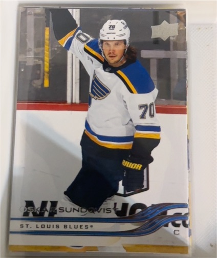 2025-26 Upper Deck #153 Oskar Sundqvist — front