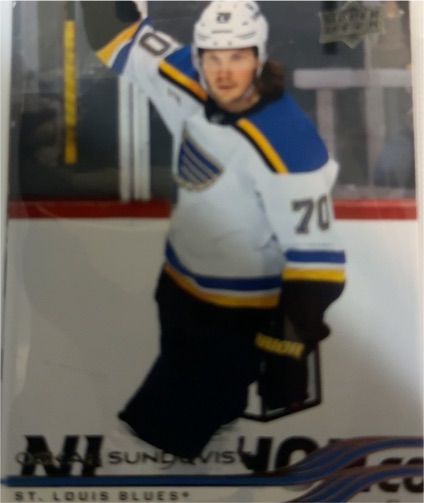 2025-26 Upper Deck Series 1 #153 Oskar Sundqvist — front