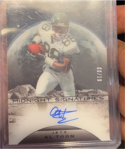 2024 Panini Black Midnight Signatures #MS-ATN Al Toon — front