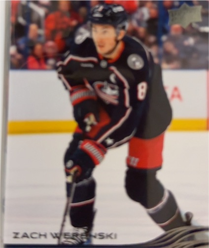 2025-26 Upper Deck #44 Zach Werenski Columbus Blue Jackets — front