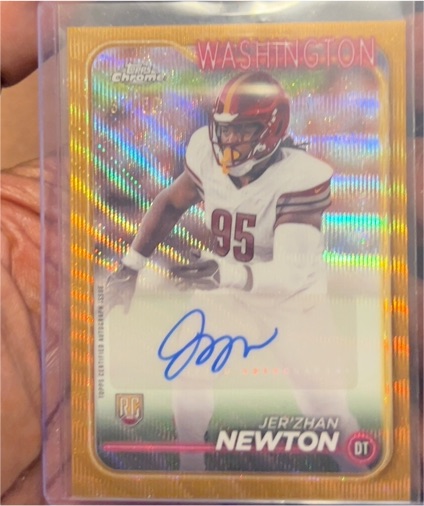 2024 Topps Chrome #233 Jer'Zhan Newton — front