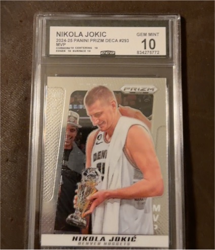 2024-25 Panini Prizm Deca #293 Nikola Jokic MVP — front