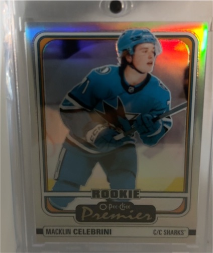 2024-25 O-Pee-Chee Premier #P-96 Macklin Celebrini — front