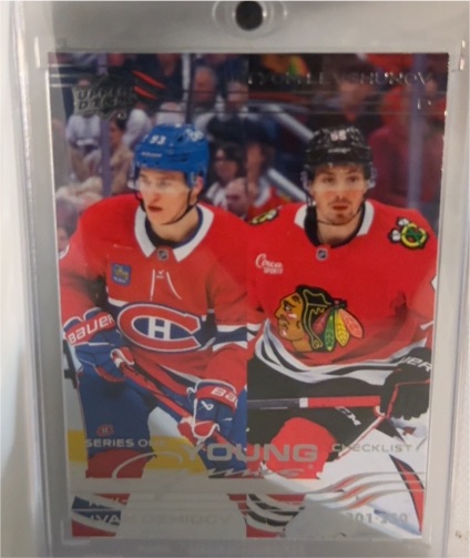 2025-26 Upper Deck Series 1 Young Guns Checklist #250 Ivan Demidov/Artyom Levshunov — front