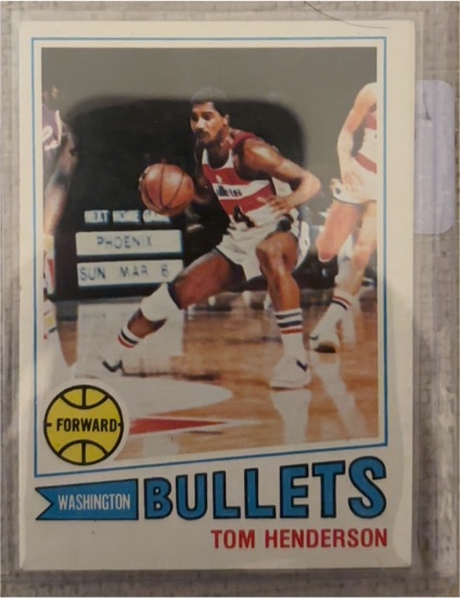 1977-78 Topps #93 Tom Henderson — front