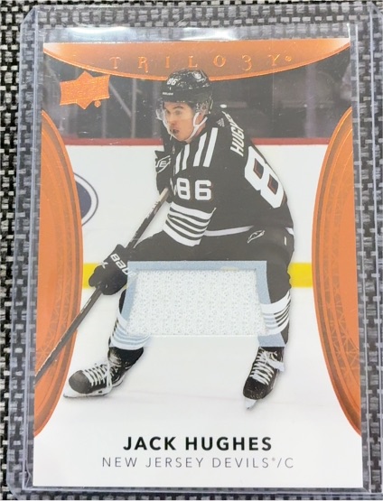 2022-23 Upper Deck Trilogy #55 Jack Hughes — front