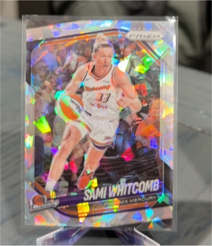 2025 Panini Prizm WNBA #108 Sami Whitcomb Cracked Ice Phoenix Mercury — front