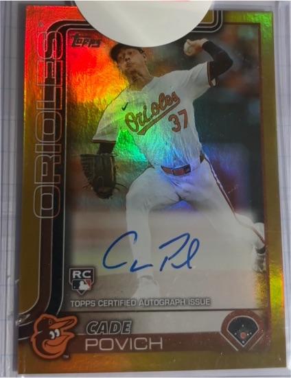 2025 Topps Series 1 #25 Cade Povich — front