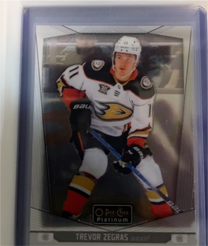 2024-25 O-Pee-Chee Platinum #54 Trevor Zegras Anaheim Ducks — front