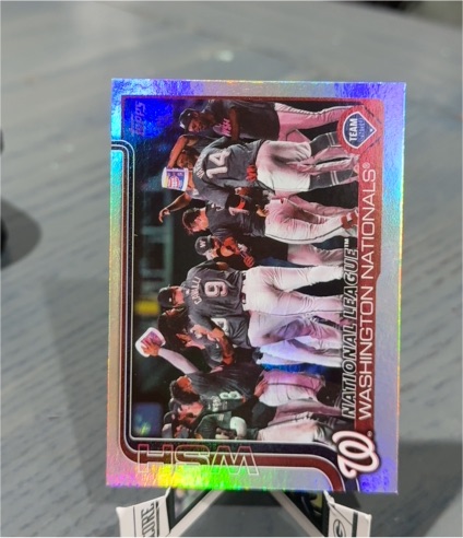 2025 Topps Series 2 #507 Washington Nationals Team Card — front