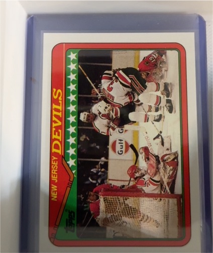 1990-91 Topps #284 New Jersey Devils — front