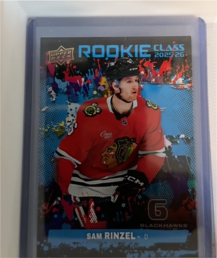 2025-26 Upper Deck Series 1 #RC-13 Sam Rinzel — front