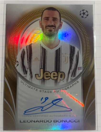 2024-25 Topps UEFA Soccer #USA-LB Leonardo Bonucci Ultimate Stage Autographs — front