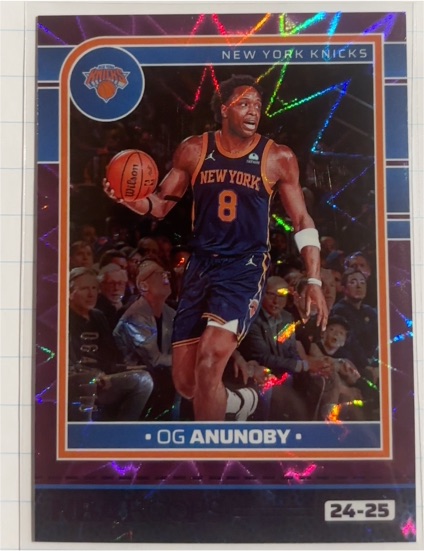2024-25 Panini NBA Hoops #124 OG Anunoby — front