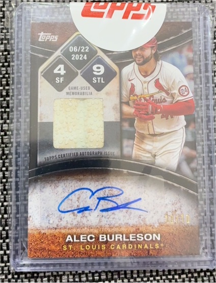 2025 Topps Rounding the Bases #RTBA-BUR Alec Burleson — front