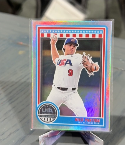 2025 Panini Stars and Stripes #5 Nico Partida — front
