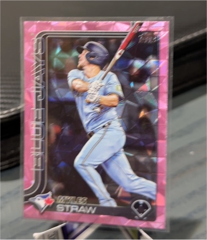 2025 Topps Update Series #US340 Myles Straw — front