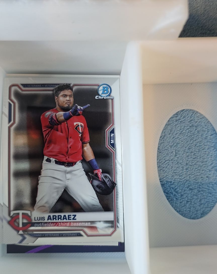 2021 Bowman Chrome #39 Luis Arraez — front