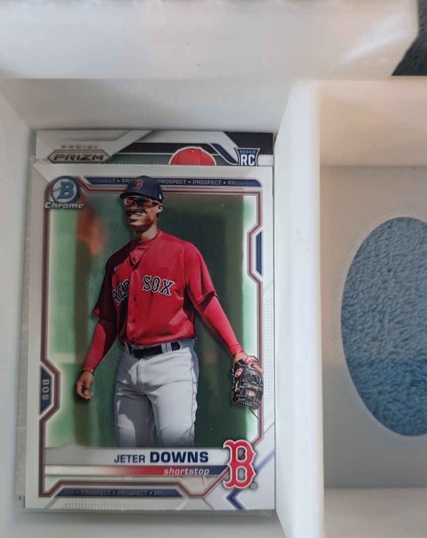 2021 Bowman Chrome Draft #BDC-177 Jeter Downs — front