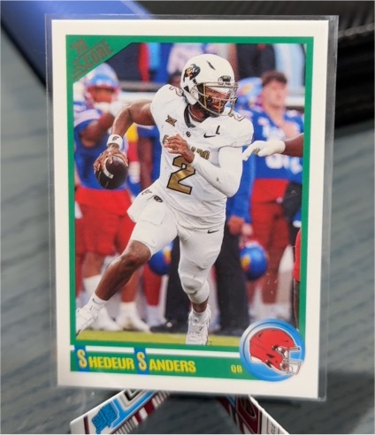 2025 Panini Score #2 Shedeur Sanders — front