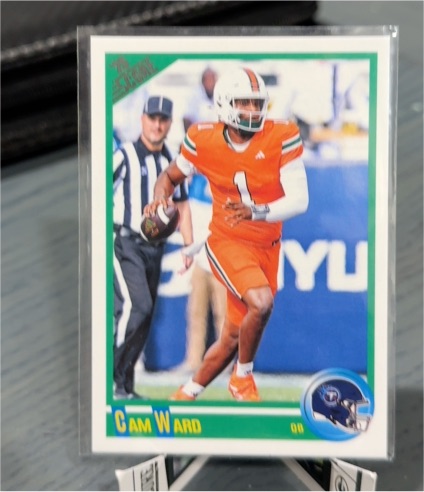 2025 Panini Score - Anniversary Rookie Cameron Ward #4 — front