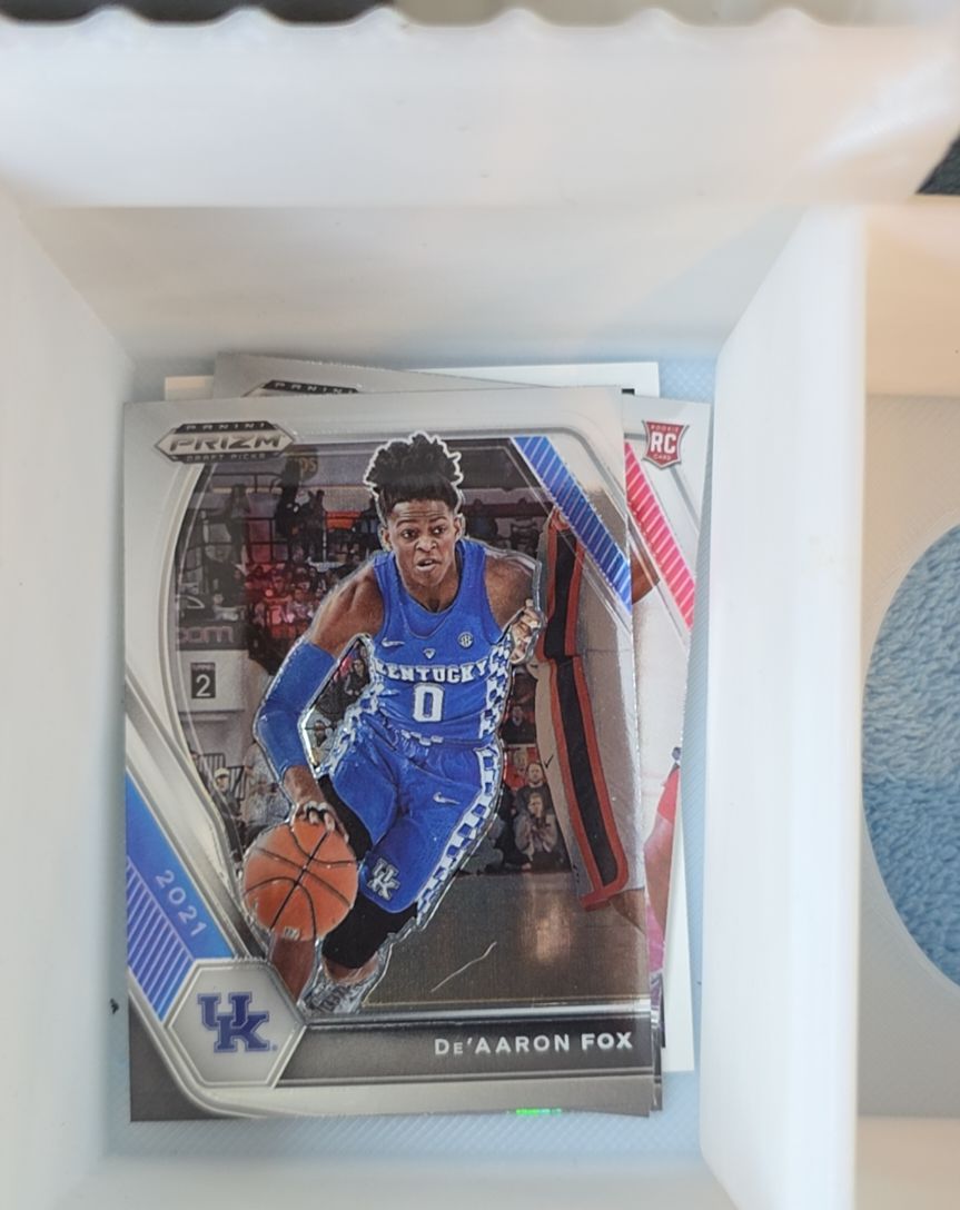 2021 Panini Prizm Draft Picks #72 De'Aaron Fox — front