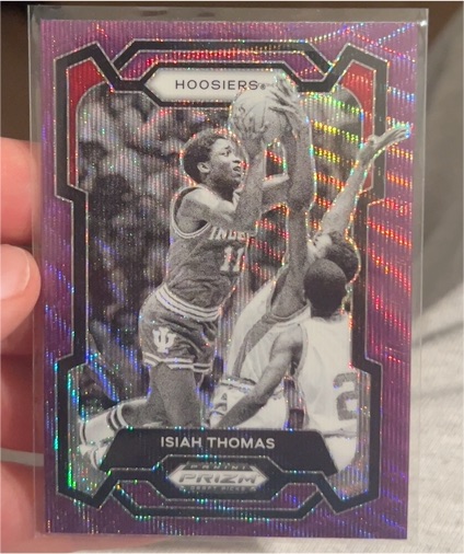 2024 Panini Prizm Draft Picks #11 Isiah Thomas Purple Wave — front