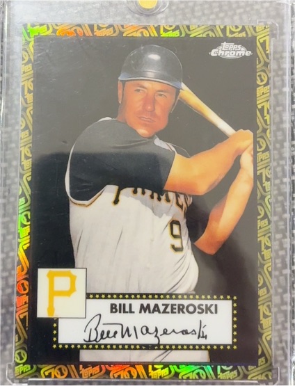 2021 Topps Chrome Platinum Anniversary #655 Bill Mazeroski — front
