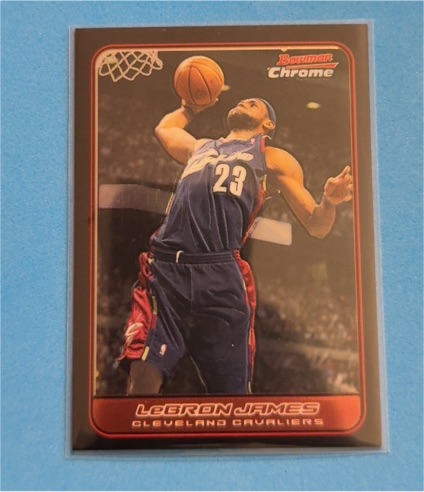 2006-07 Bowman Chrome #22 LeBron James — front