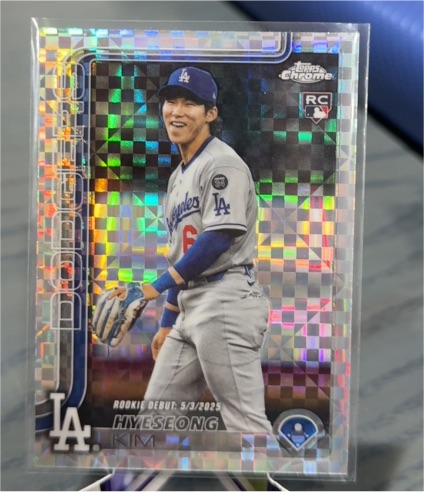 2025 Topps Chrome Update #USC149 Hyeseong Kim — front