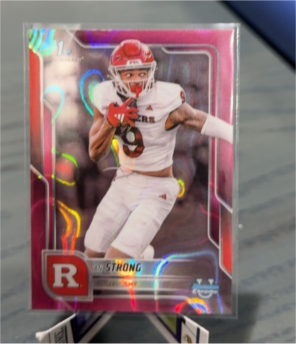 2025 Bowman University Chrome #119 Ian Strong — front