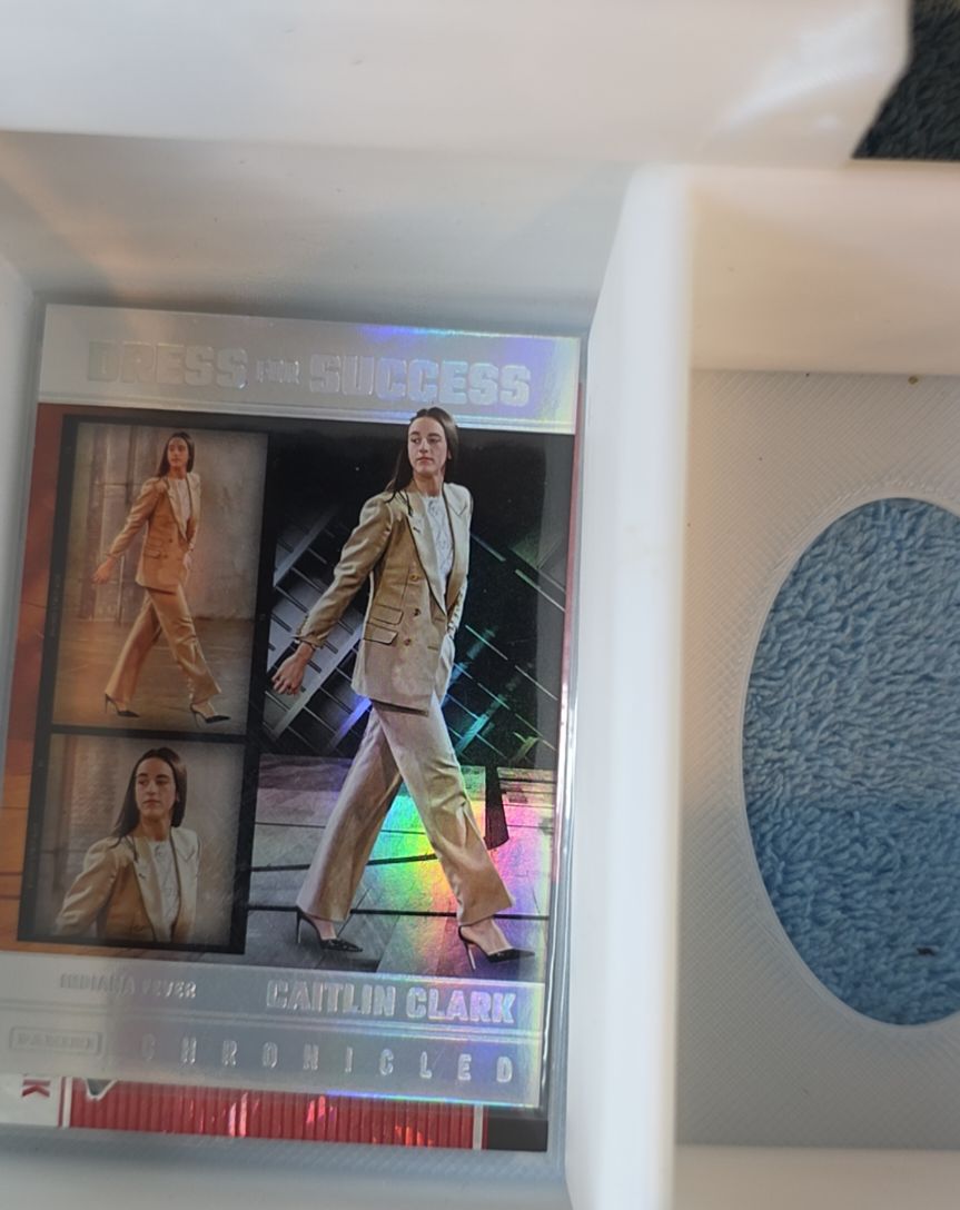2025 Panini Chronicled #67 Caitlin Clark Dress For Success — front
