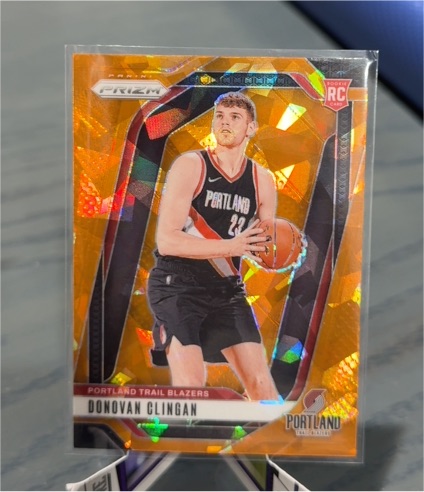 2024-25 Panini Prizm #221 Donovan Clingan — front