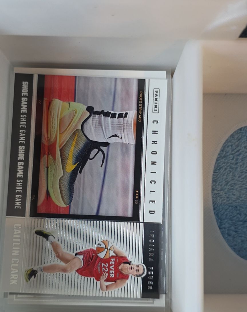 2025 Panini Caitlin Clark Chronicled #72 Shoe Game — front