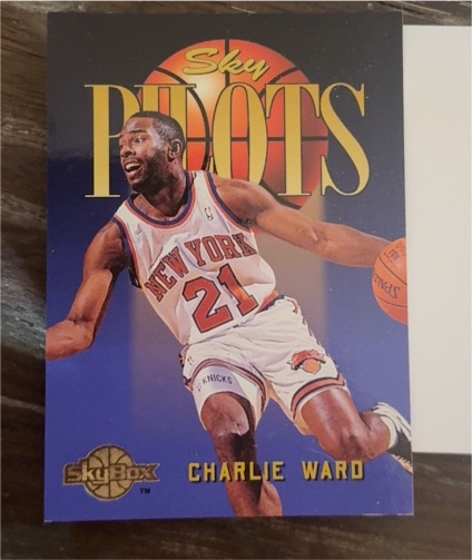 1994-95 SkyBox Sky Pilots #350 Charlie Ward — front