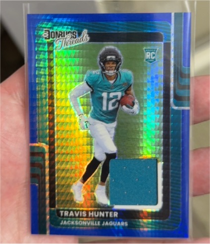 2025 Donruss Threads #DTBH-THR Travis Hunter — front