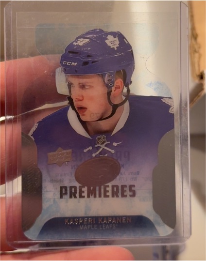 2016-17 Upper Deck Premier Rookie #R-8 Kasperi Kapanen — front