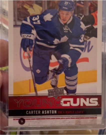 2012-13 Upper Deck #247 Carter Ashton — front