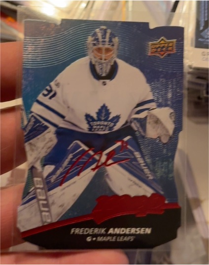 2017-18 Upper Deck Tim Hortons #39 Frederik Andersen — front