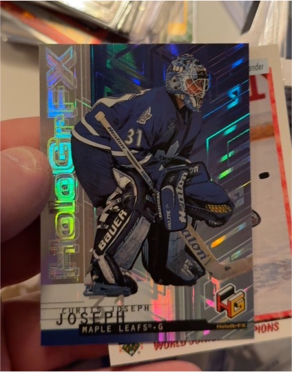 1999-00 Upper Deck HoloGrFX #57 Curtis Joseph — front