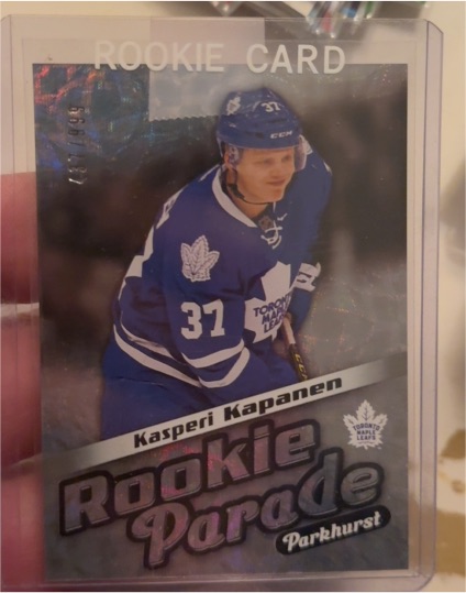 2016-17 Parkhurst Rookie Parade #RP6 Kasperi Kapanen — front