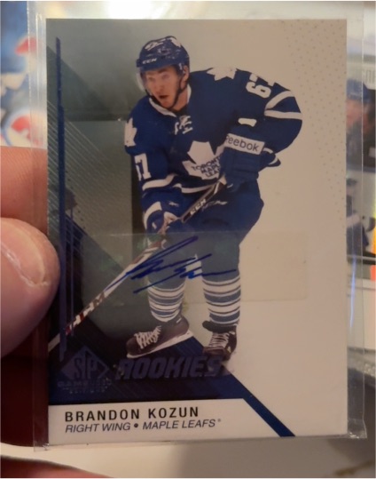 2014-15 UD SP Game Used Rookies #179 Brandon Kozun — front